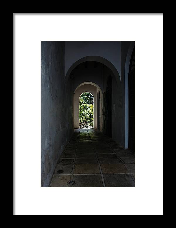 End Of The Tunnel Framed Print featuring the photograph The Light at the End of the Tunnel by Georgia Mizuleva