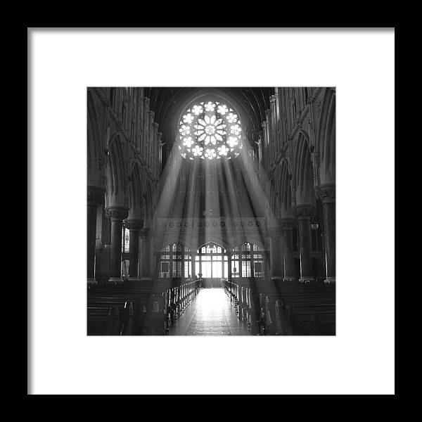 Cathedral Framed Print featuring the photograph The Light - Ireland by Mike McGlothlen