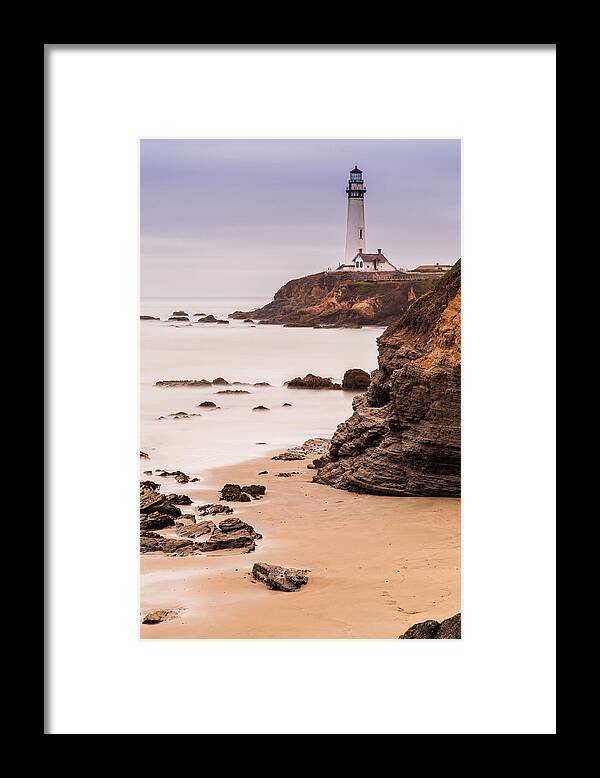 Lighthouse Framed Print featuring the photograph The Lighthouse by Tassanee Angiolillo
