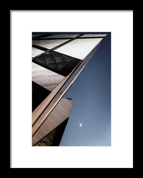 Toronto Framed Print featuring the photograph The Lightning Crystal and the Moon by Levin Rodriguez