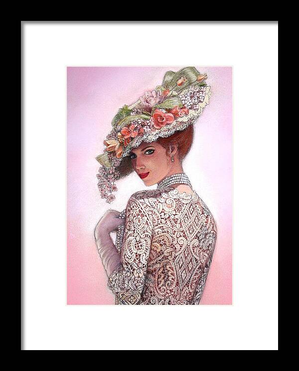 Portrait Framed Print featuring the painting The Look of Love by Sue Halstenberg
