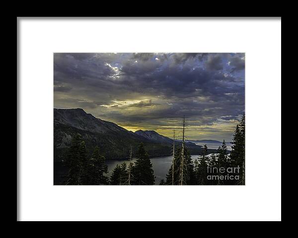 The Lookout Framed Print featuring the photograph The Lookout by Mitch Shindelbower