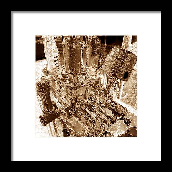 Machine Framed Print featuring the photograph The Machine by David Lee Thompson