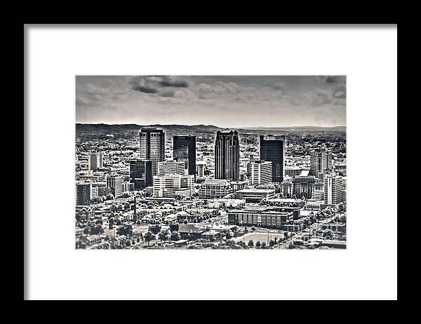 Ken Framed Print featuring the photograph The Magic City BW by Ken Johnson