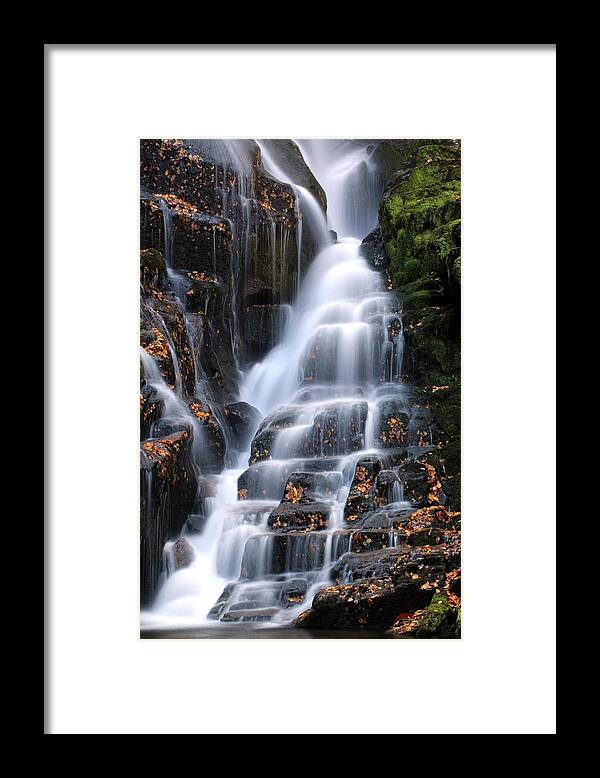 Eastatoe Falls Framed Print featuring the photograph The Magic of Waterfalls by Carol Montoya