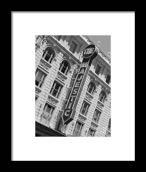 Majestic Theater Framed Print featuring the photograph The Majestic Theater Dallas #3 by Robert ONeil
