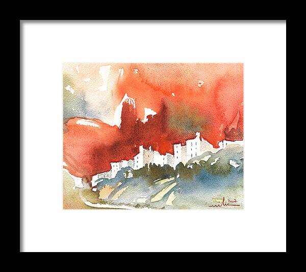 Travel Framed Print featuring the painting The Menerbes Where Nicolas de Stael lived by Miki De Goodaboom
