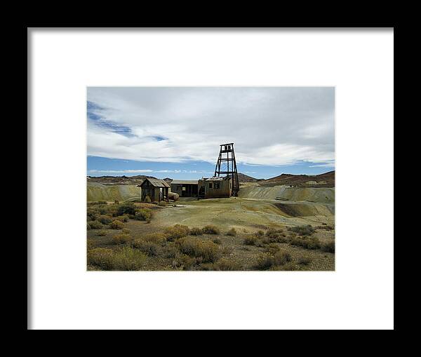 Mine Framed Print featuring the photograph The Mine by Marilyn Diaz