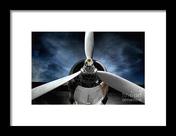 Plane Framed Print featuring the photograph The Mission by Olivier Le Queinec
