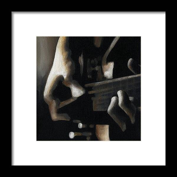Hands Framed Print featuring the painting The Moment by Natasha Denger