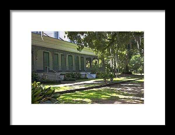 The Myrtles Framed Print featuring the photograph The Myrtles by Cheri Randolph