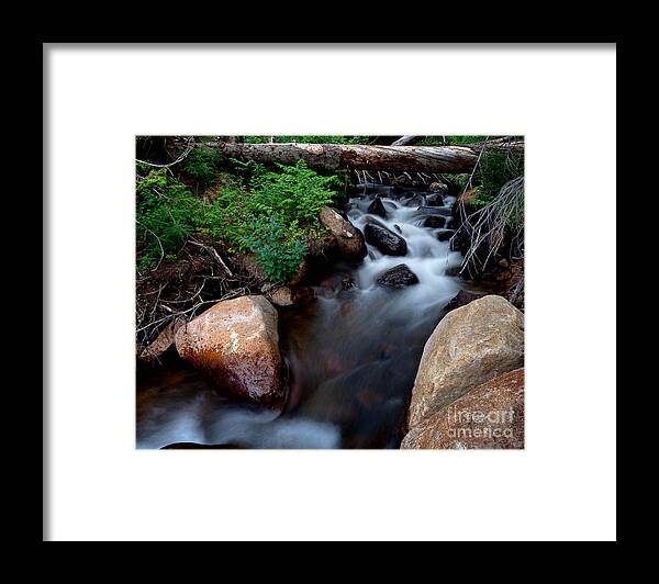 Rivers & Streams Framed Print featuring the photograph The Natural Bridge by Jim Garrison
