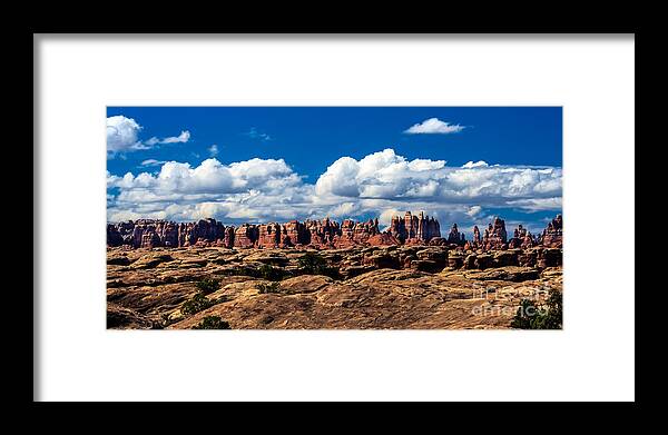  Panoramic Framed Print featuring the photograph The Needles by Robert Bales