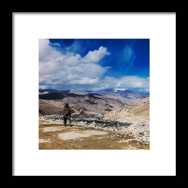 Mountain Framed Print featuring the photograph The Nomad by Aleck Cartwright