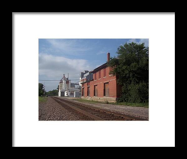 Depot Framed Print featuring the photograph The Old Depot by The GYPSY and Mad Hatter