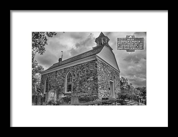 Church Framed Print featuring the photograph The Old Dutch Church by Cathy Kovarik