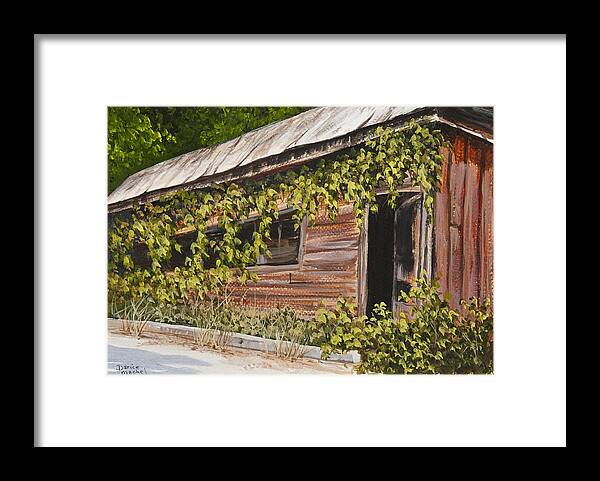 General Store Framed Print featuring the painting The Old General Store by Darice Machel McGuire