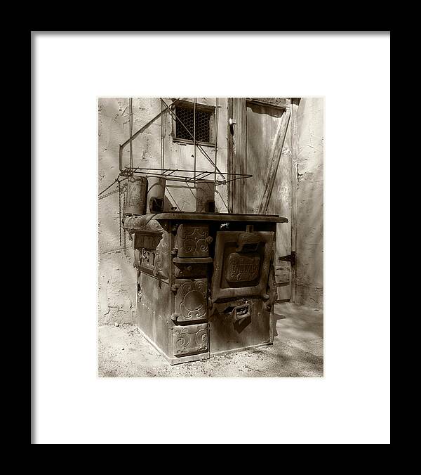 Stove Framed Print featuring the photograph The Old Stewart by Timothy Bulone