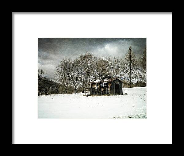 Collection Framed Print featuring the photograph The Old Sugar Shack by Edward Fielding