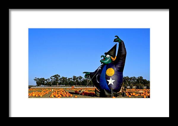 Halloween Framed Print featuring the photograph The Old Witch by Michael Gordon
