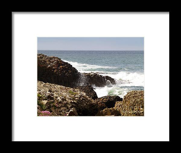 Fine Art Photography Framed Print featuring the photograph The Other Side of the Giant's Causeway by Patricia Griffin Brett