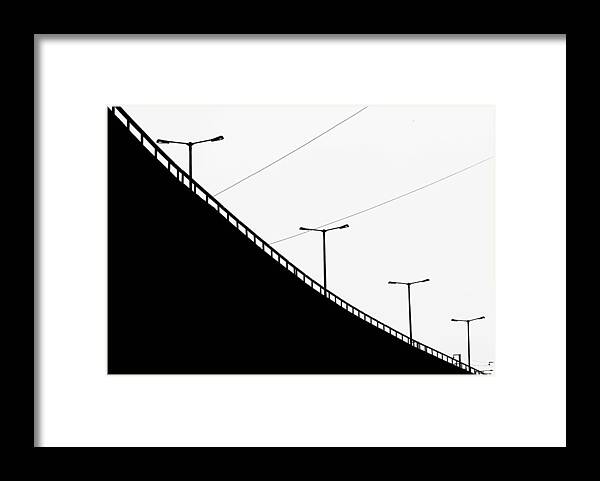 Less Is More Framed Print featuring the photograph The Over-bridge by Prakash Ghai