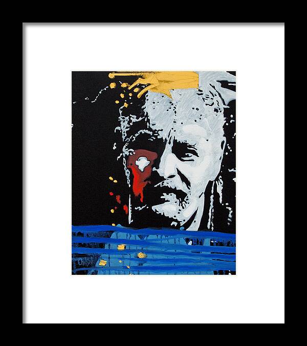 Self Portrait Framed Print featuring the painting The Painter by Rob Owen