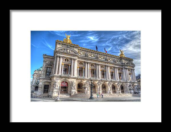2012 Framed Print featuring the photograph The Palais Garnier by Tim Stanley