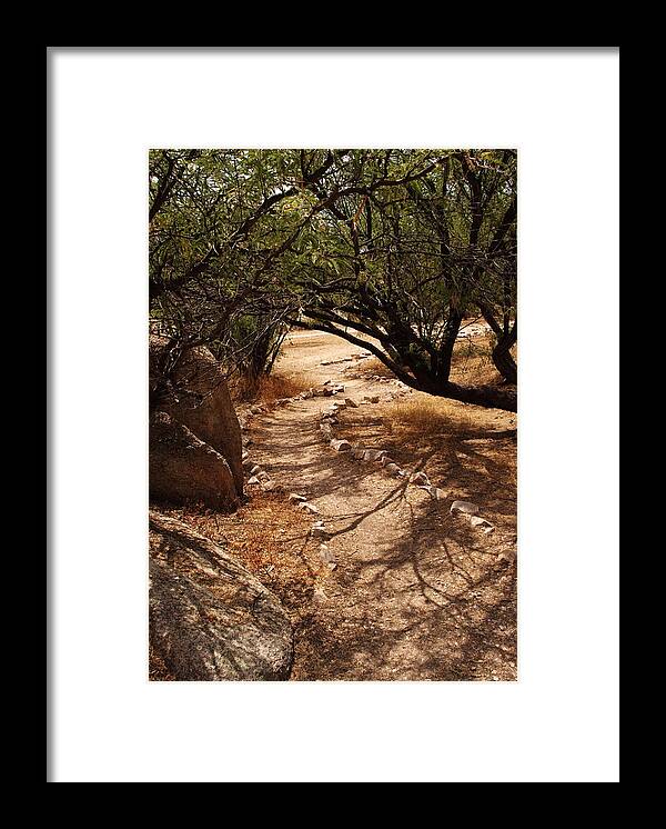 Landscape Framed Print featuring the photograph The Path by Michael McGowan