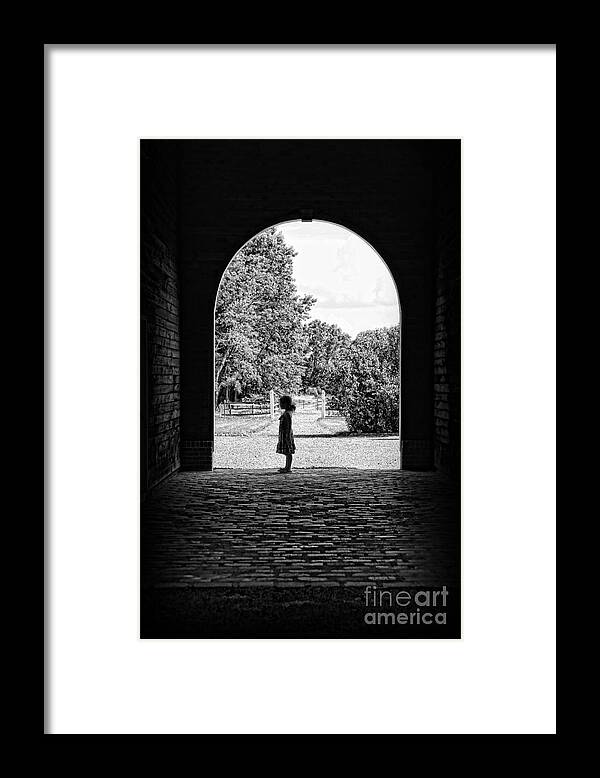 Daughter Framed Print featuring the photograph The Path of Childhood Memories by Lee Dos Santos