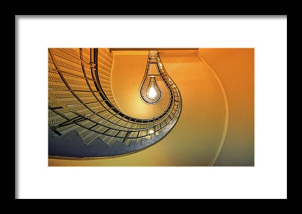 Stairs Framed Print featuring the photograph The Pear by Anette Ohlendorf