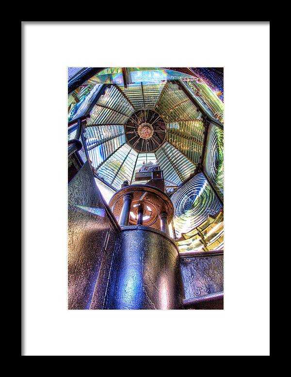 2013 Framed Print featuring the photograph The Pensacola Lighthouse Light by Tim Stanley