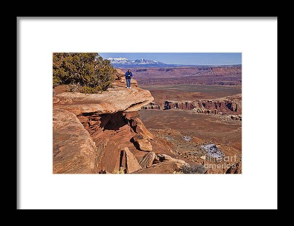 Bob And Nancy Kendrick Framed Print featuring the photograph The Photographer's Perch by Bob and Nancy Kendrick