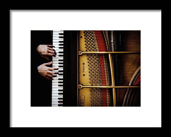 Piano Framed Print featuring the photograph The Pianist by Sergio Rapagn??