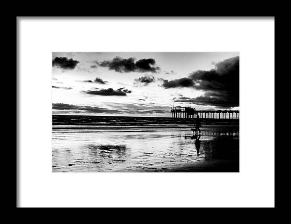 Pier Framed Print featuring the photograph The Pier by Juan Torrero