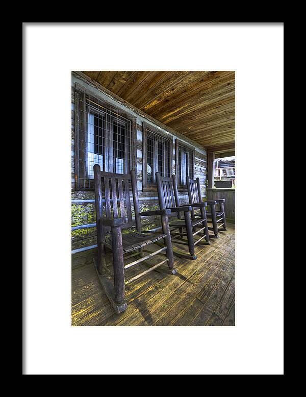 Appalachia Framed Print featuring the photograph The Porch by Debra and Dave Vanderlaan