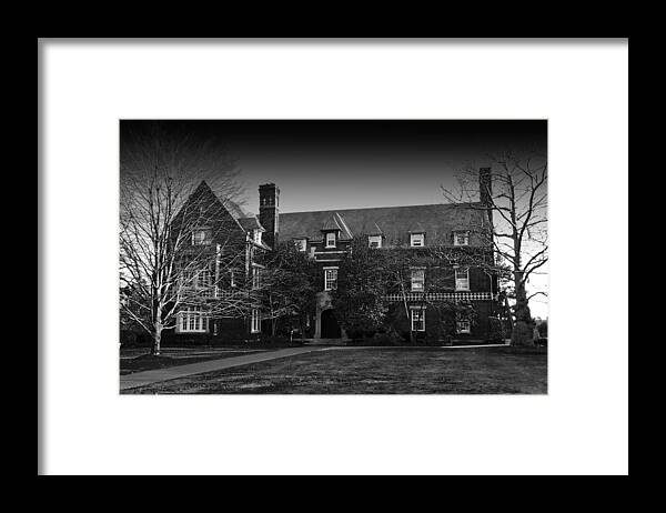 Princeton Framed Print featuring the photograph The Princeton Cap and Gown Club by Mountain Dreams