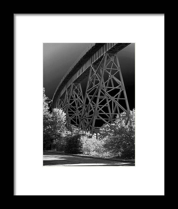 Railroad Framed Print featuring the photograph The Rail by Athala Bruckner