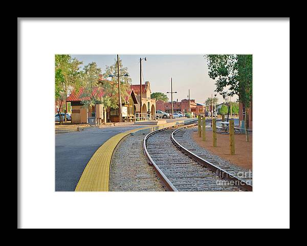 Santa Fe Framed Print featuring the photograph The Railyard by William Wyckoff