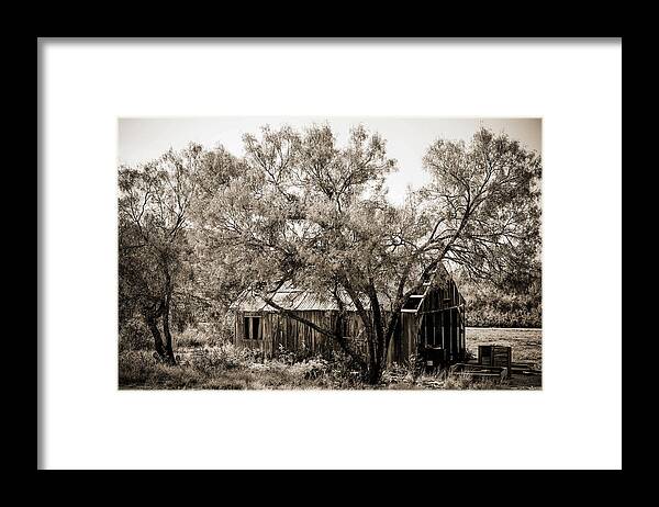 Old Framed Print featuring the photograph The Ranch by Amber Kresge