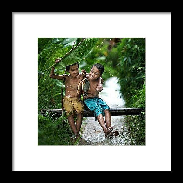 Kiwano Framed Print featuring the photograph The Real Friendship by Aan Pratama