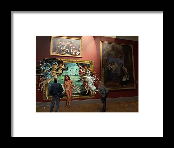 Botticelli Framed Print featuring the photograph The Recurrent Birth Of Venus by Aleksander Rotner