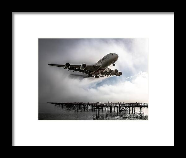 Airbus Framed Print featuring the photograph The Reigning King by Alex Esguerra