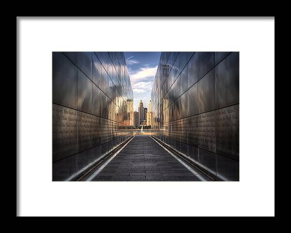 Nyc Framed Print featuring the photograph The Remembered. by Rob Dietrich