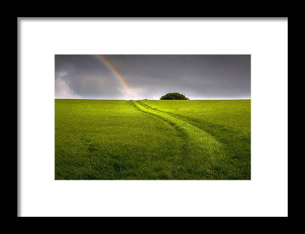 Rainbow Framed Print featuring the photograph The Right Way by Mal Bray