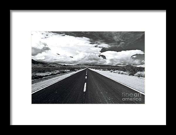 Road Framed Print featuring the photograph The Road Less Traveled by Eddie Yerkish