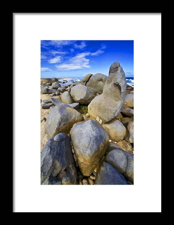Abc Framed Print featuring the photograph The Rough Side of Aruba III by David Letts