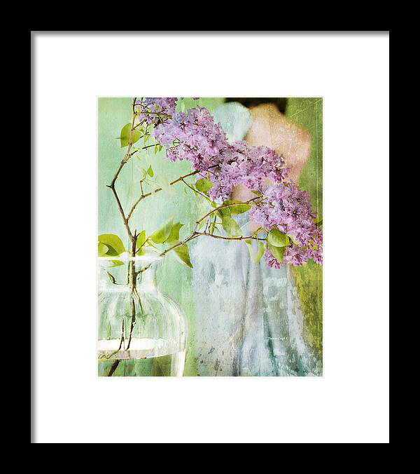 Lilacs Framed Print featuring the photograph The Scent Of Lilacs by Theresa Tahara