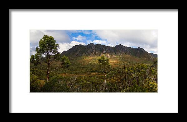 Tasmania Framed Print featuring the photograph The Sentinels by Anthony Davey