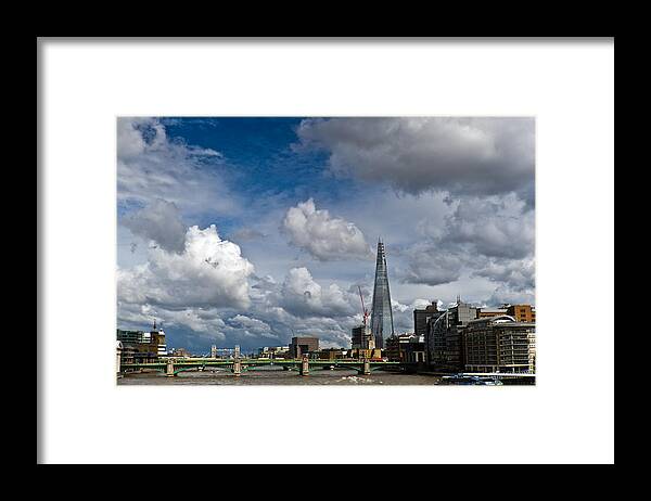 Shard Framed Print featuring the photograph The Shard at Southwark by Gary Eason